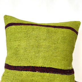 Cynthiana - Green Hemp Pillow Cover