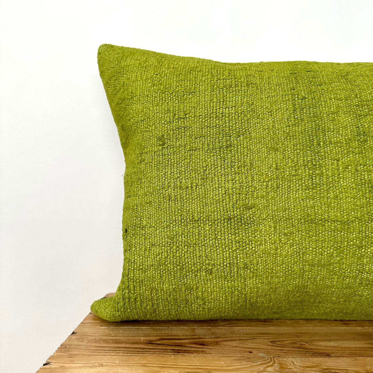 Callia - Green Hemp Pillow Cover