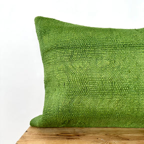 Chaviva - Green Hemp Pillow Cover