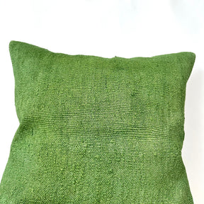 Clemencia - Green Hemp Pillow Cover