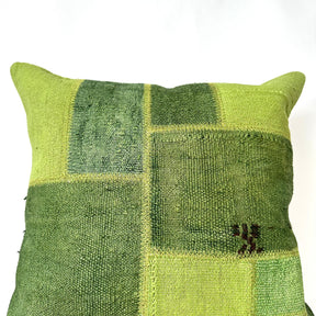 Cypria - Green Hemp Pillow Cover