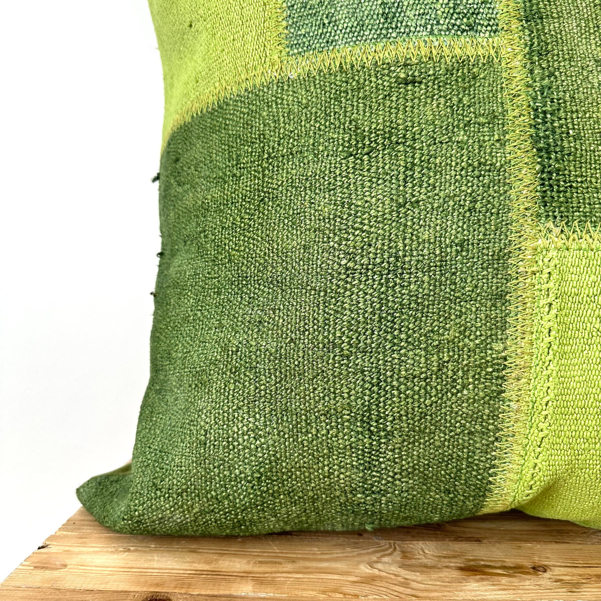 Cypria - Green Hemp Pillow Cover