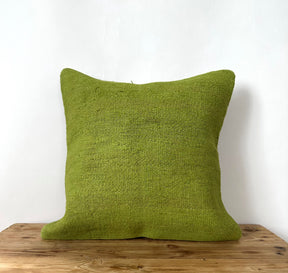 Chloelle - Green Hemp Pillow Cover