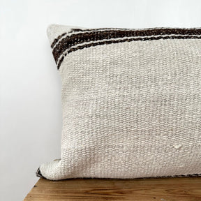 Tannis - White Hemp Pillow Cover