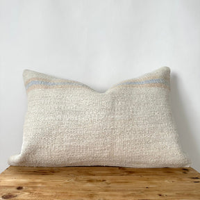 Tassia - White Hemp Pillow Cover