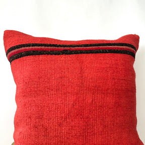 Yalissa - Red Hemp Pillow Cover