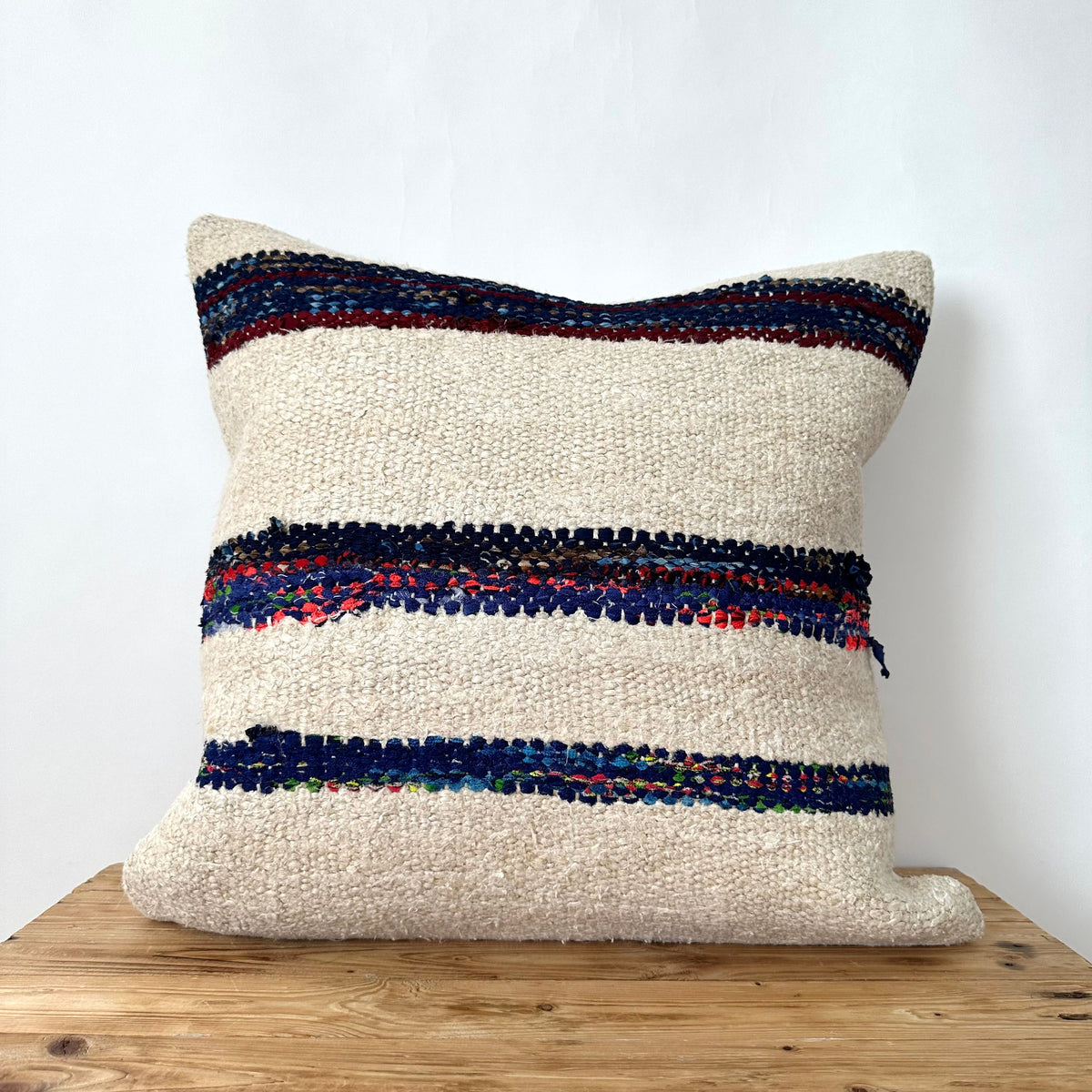 Tilvia - White Hemp Pillow Cover