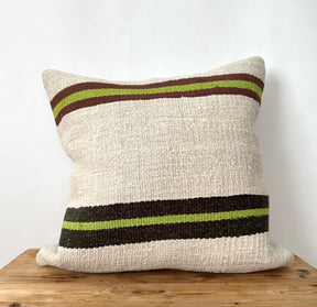 Tamra - White Hemp Pillow Cover