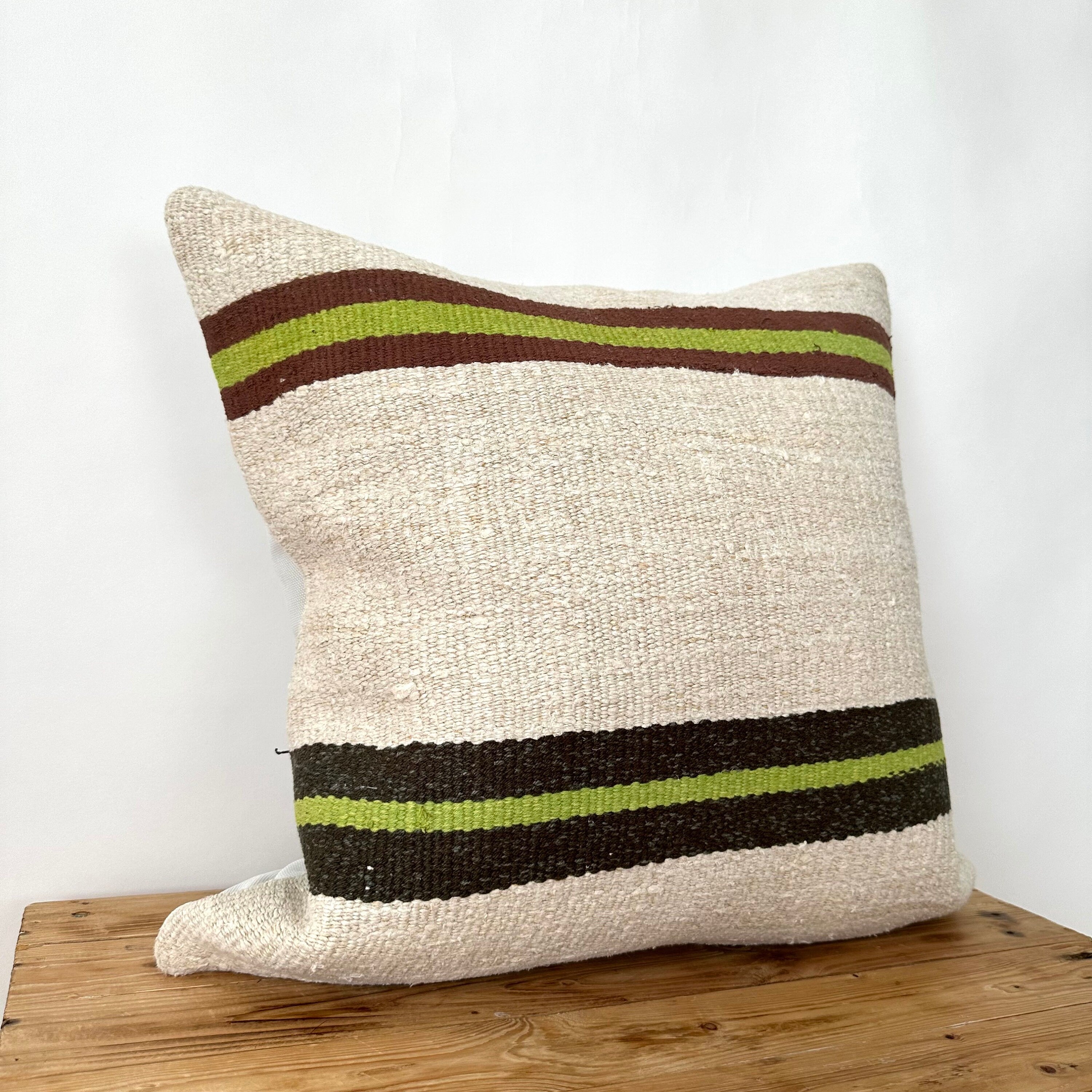 Tamra - White Hemp Pillow Cover