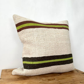 Tamra - White Hemp Pillow Cover