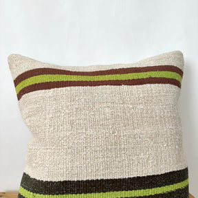 Tamra - White Hemp Pillow Cover