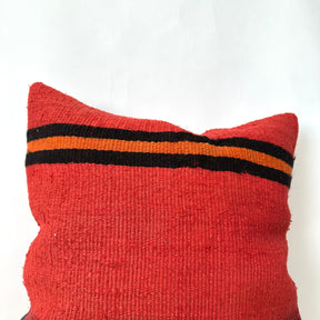 Yelis - Red Hemp Pillow Cover