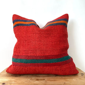 Yalene - Red Hemp Pillow Cover