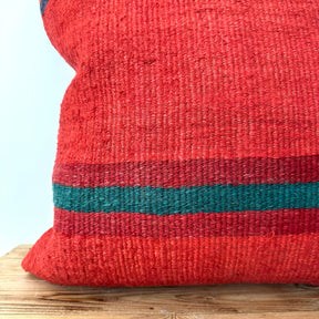 Yalene - Red Hemp Pillow Cover