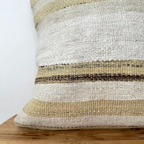 Tasmyn - White Hemp Pillow Cover