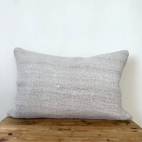 Tezzera - White Hemp Pillow Cover