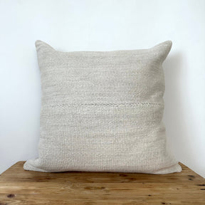 Twyla - White Hemp Pillow Cover