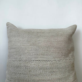 Twyla - White Hemp Pillow Cover