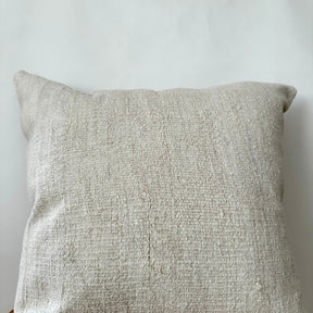 Titia - White Hemp Pillow Cover