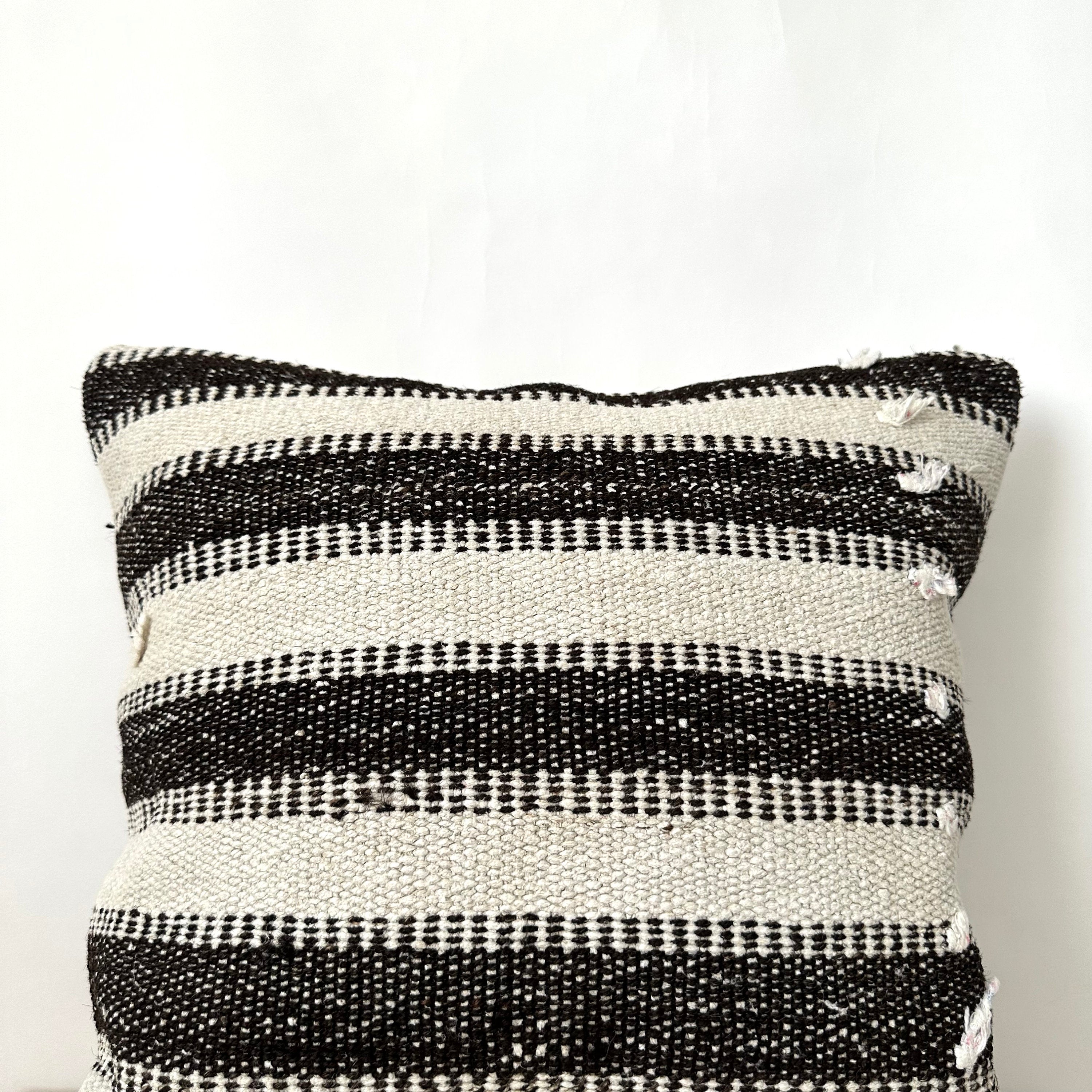 Tekoa - White Hemp Pillow Cover