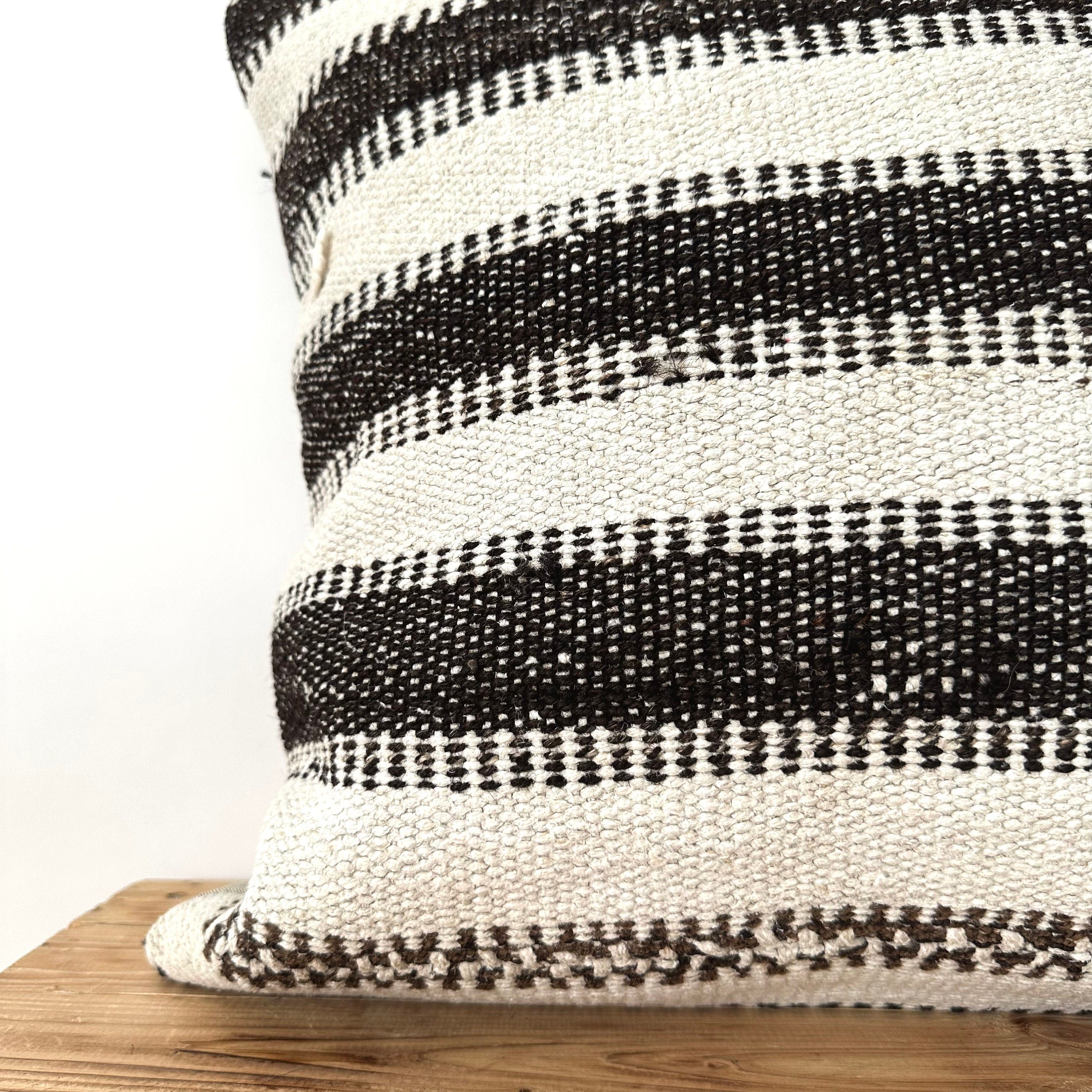 Tekoa - White Hemp Pillow Cover