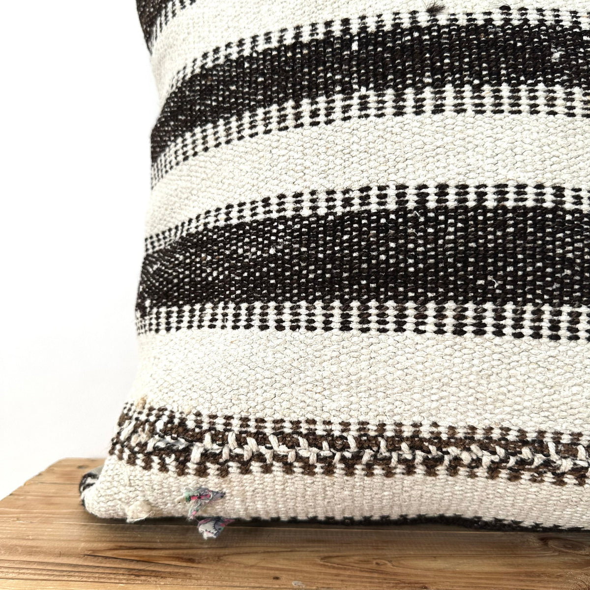 Thayna - White Hemp Pillow Cover