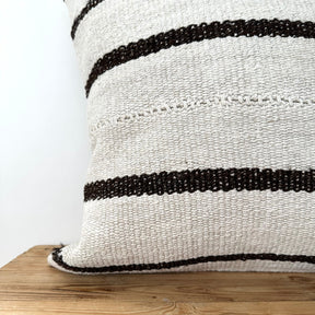 Tifara - White Hemp Pillow Cover