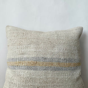 Tenley - White Hemp Pillow Cover