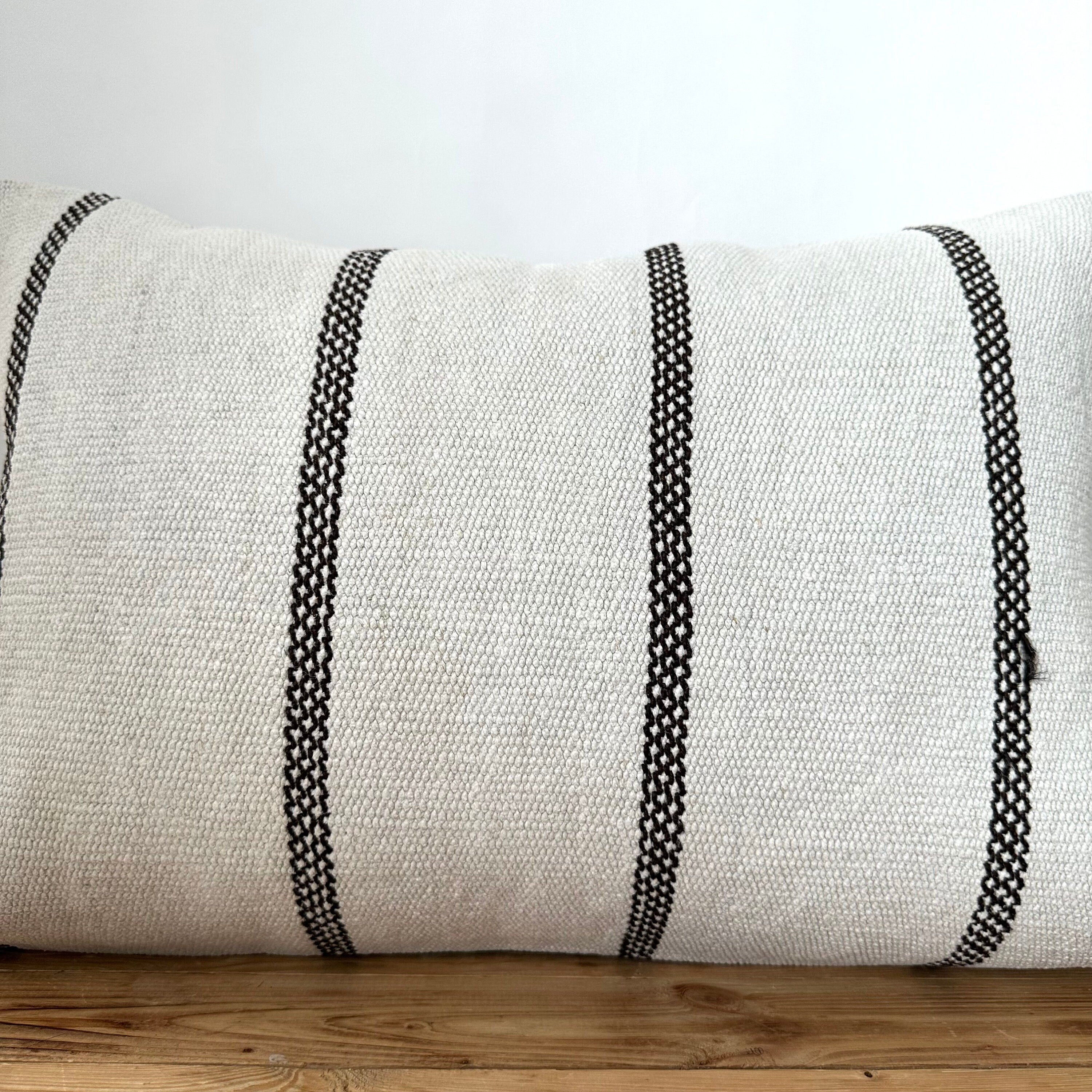 Tilda - White Hemp Pillow Cover