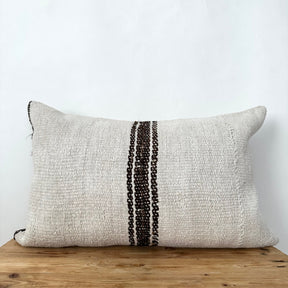 Tamarae - White Hemp Pillow Cover