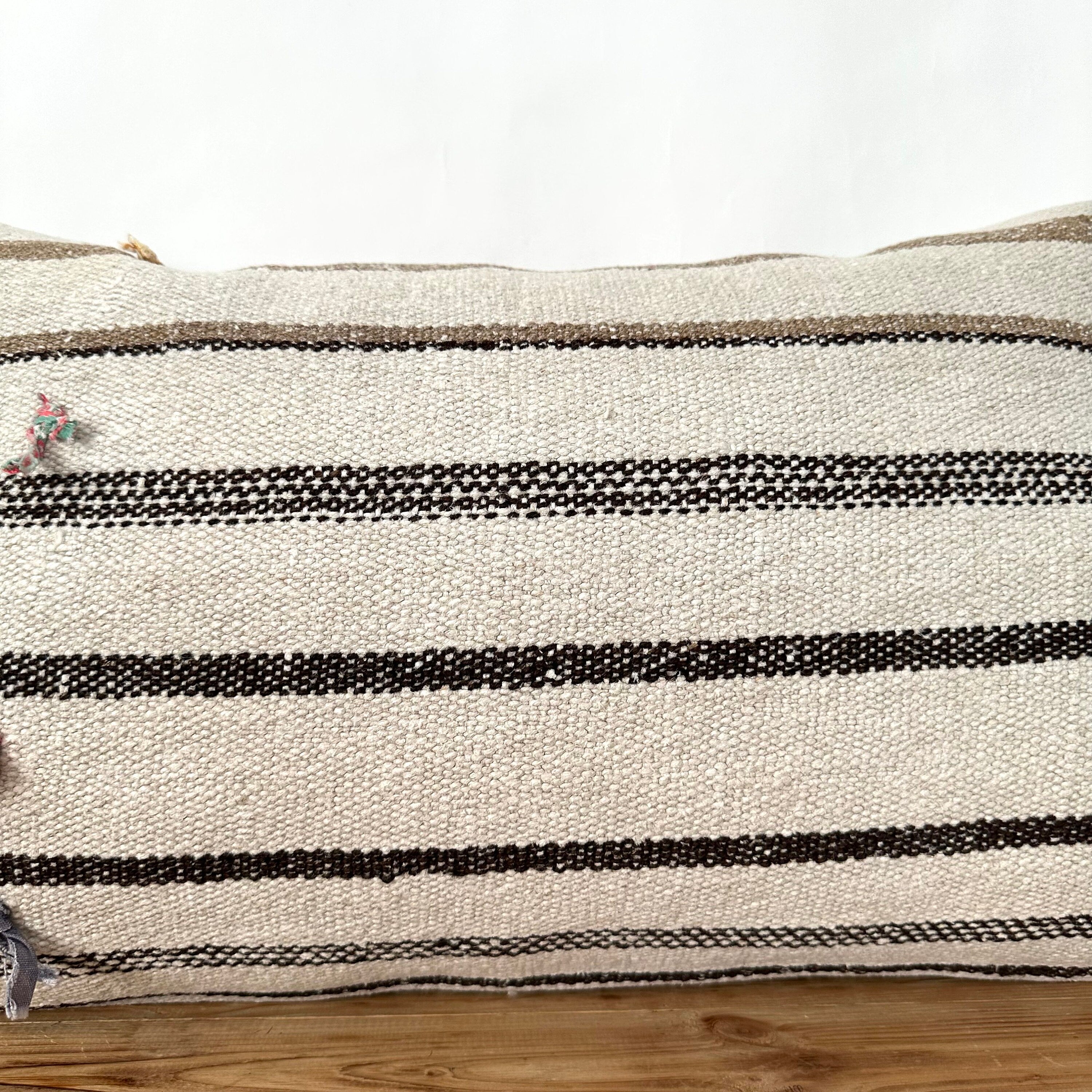 Tyreen - White Hemp Pillow Cover