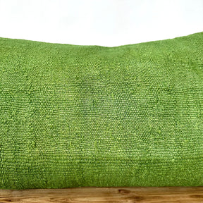 Caprice - Green Hemp Pillow Cover