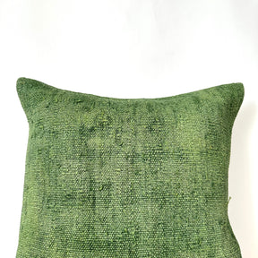 Citrina - Green Hemp Pillow Cover