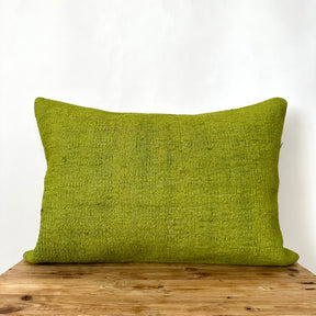 Callia - Green Hemp Pillow Cover