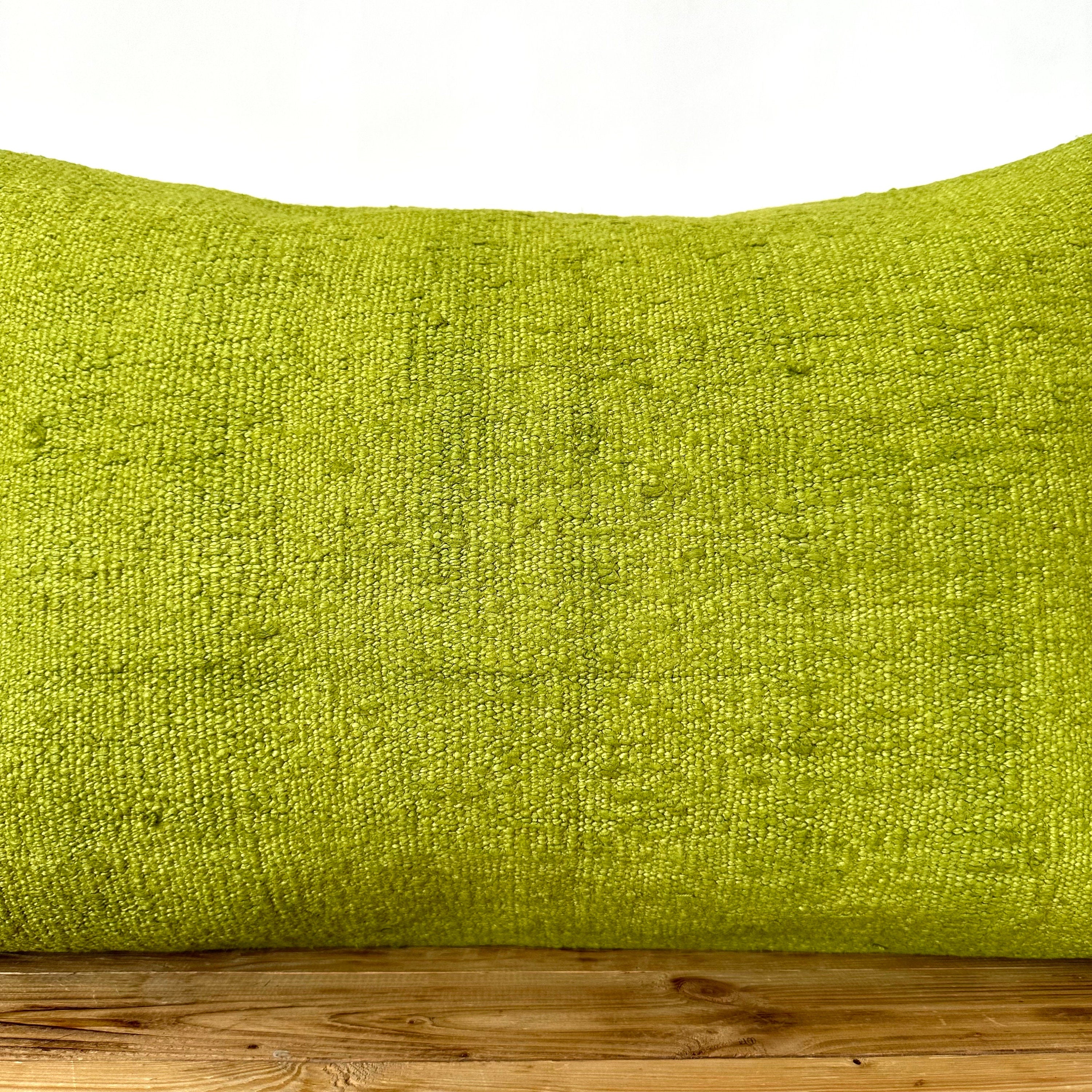 Callia - Green Hemp Pillow Cover