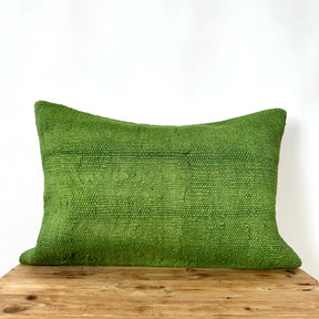 Chaviva - Green Hemp Pillow Cover