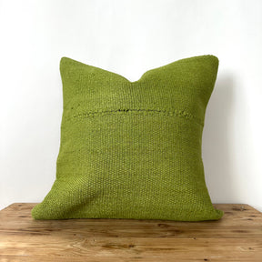 Carlotta - Green Hemp Pillow Cover