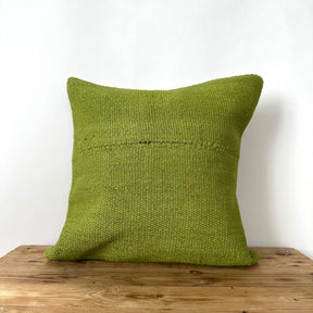 Carlotta - Green Hemp Pillow Cover