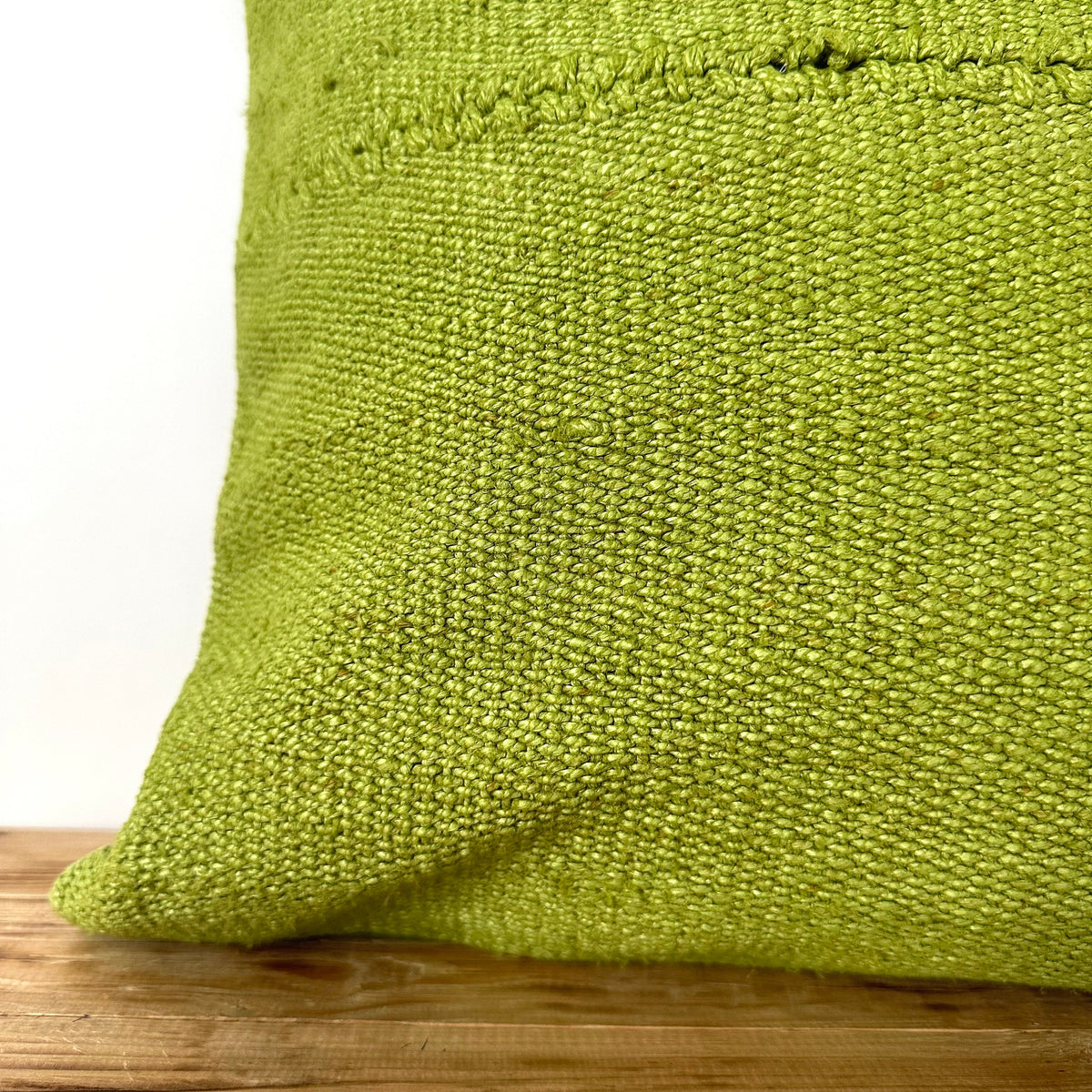 Carlotta - Green Hemp Pillow Cover