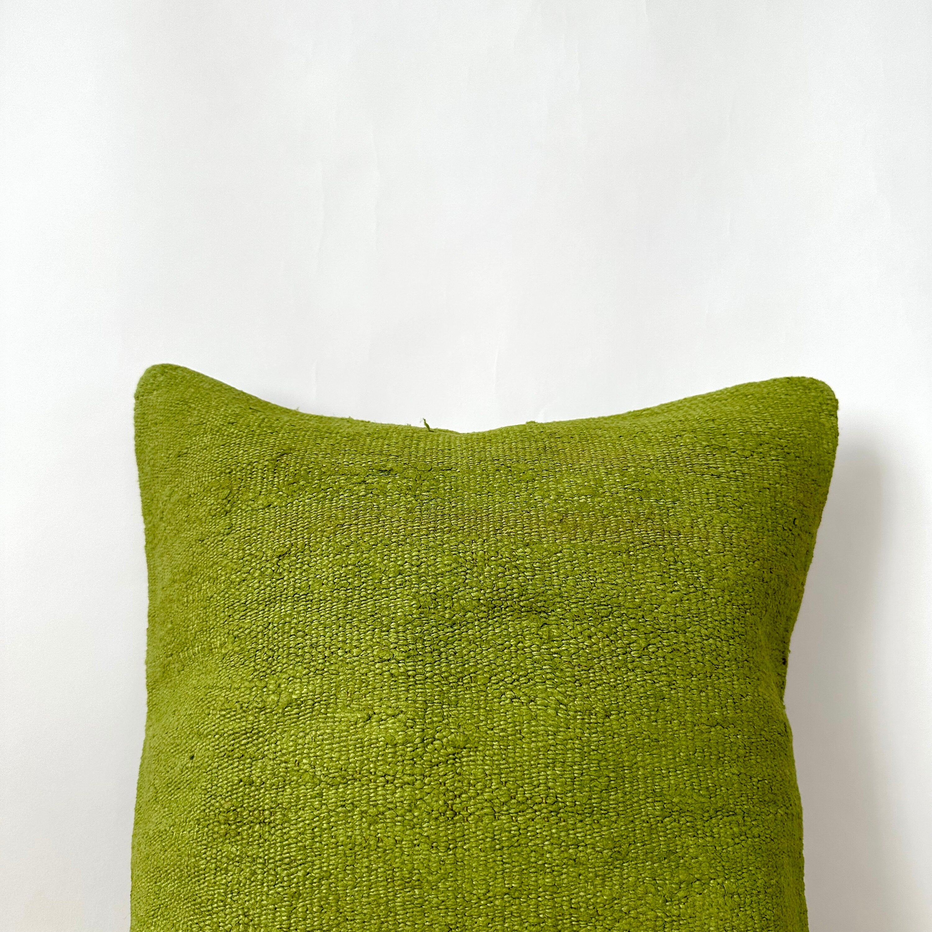 Chloelle - Green Hemp Pillow Cover