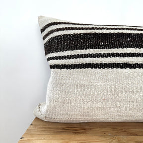 Tatia - White Hemp Pillow Cover