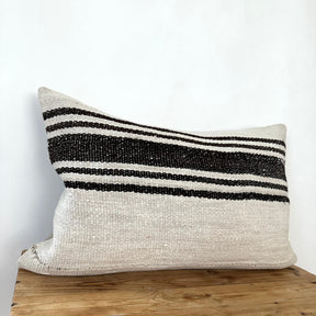 Tatia - White Hemp Pillow Cover