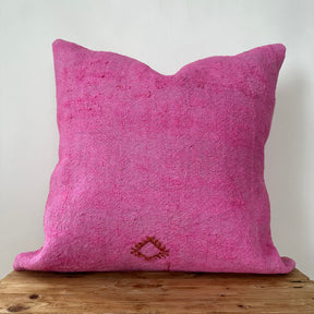 Yesmy - Pink Hemp Pillow Cover