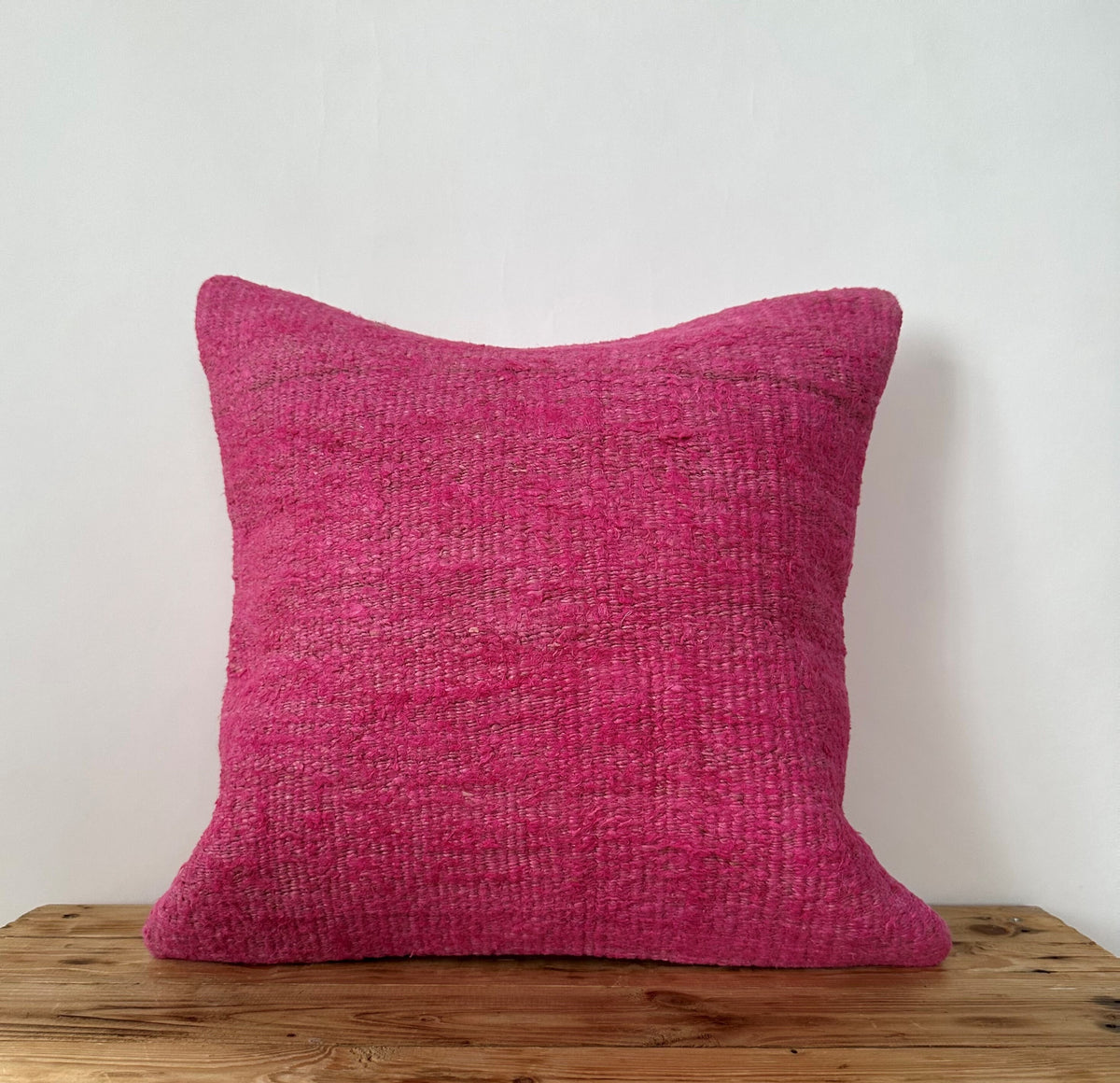 Yvelina - Pink Hemp Pillow Cover