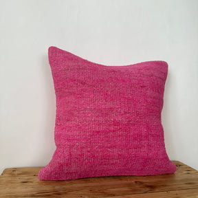 Yvelina - Pink Hemp Pillow Cover