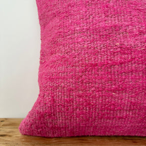 Yvelina - Pink Hemp Pillow Cover