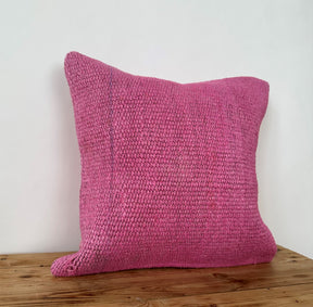 Yvanna - Pink Hemp Pillow Cover