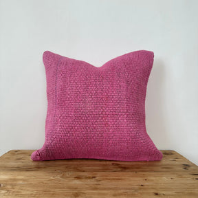 Yvanna - Pink Hemp Pillow Cover