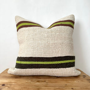 Tamra - White Hemp Pillow Cover