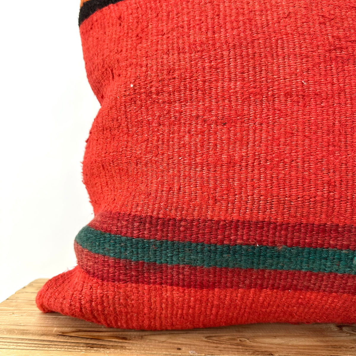 Yelis - Red Hemp Pillow Cover